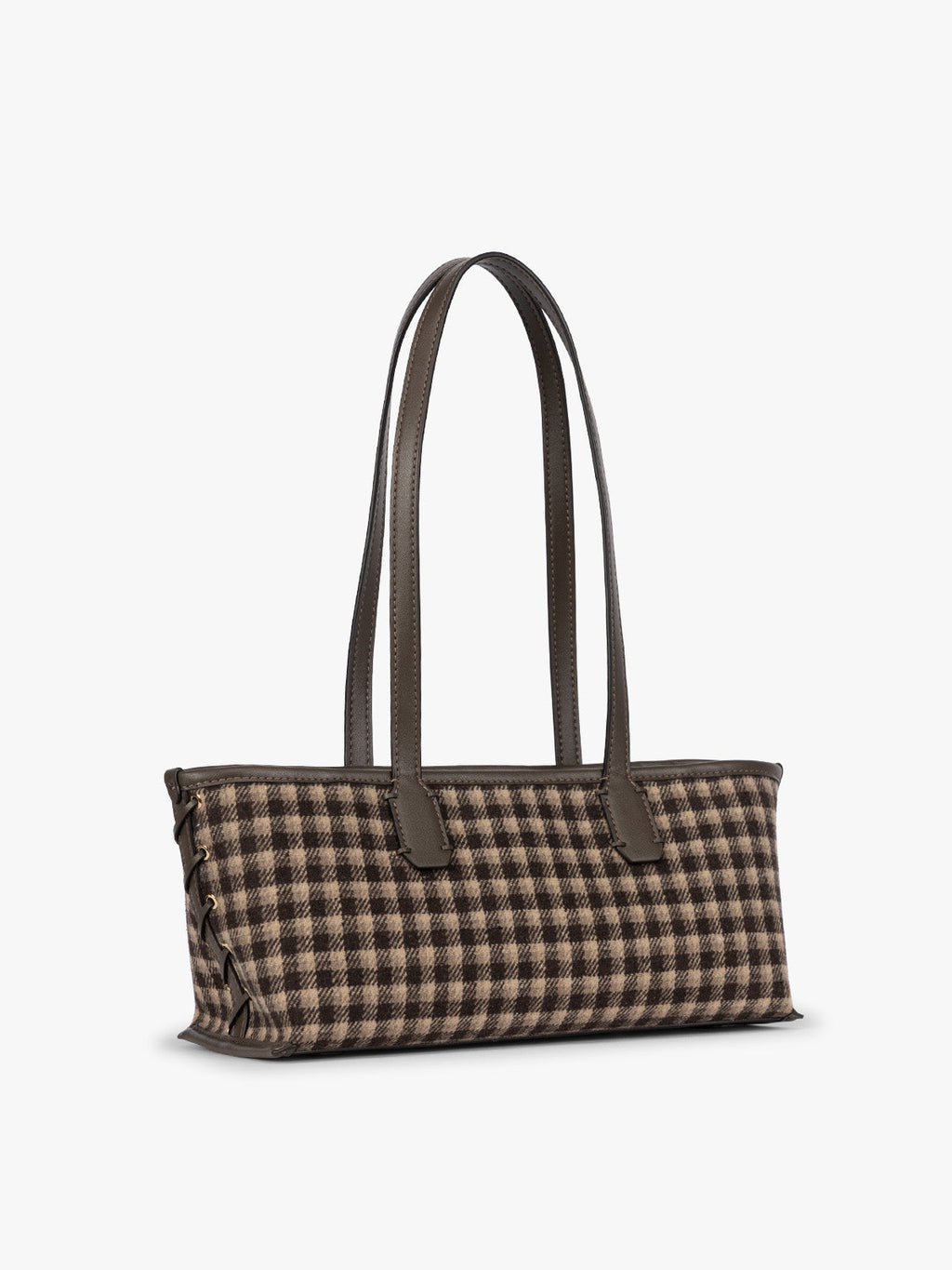 Colette Shoulder Tote in Brushed Flannel