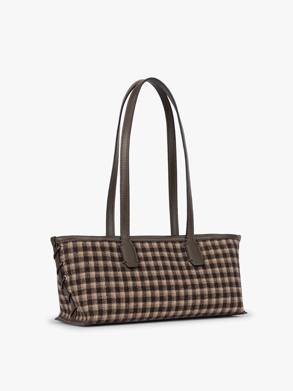 Colette Shoulder Tote in Brushed Flannel