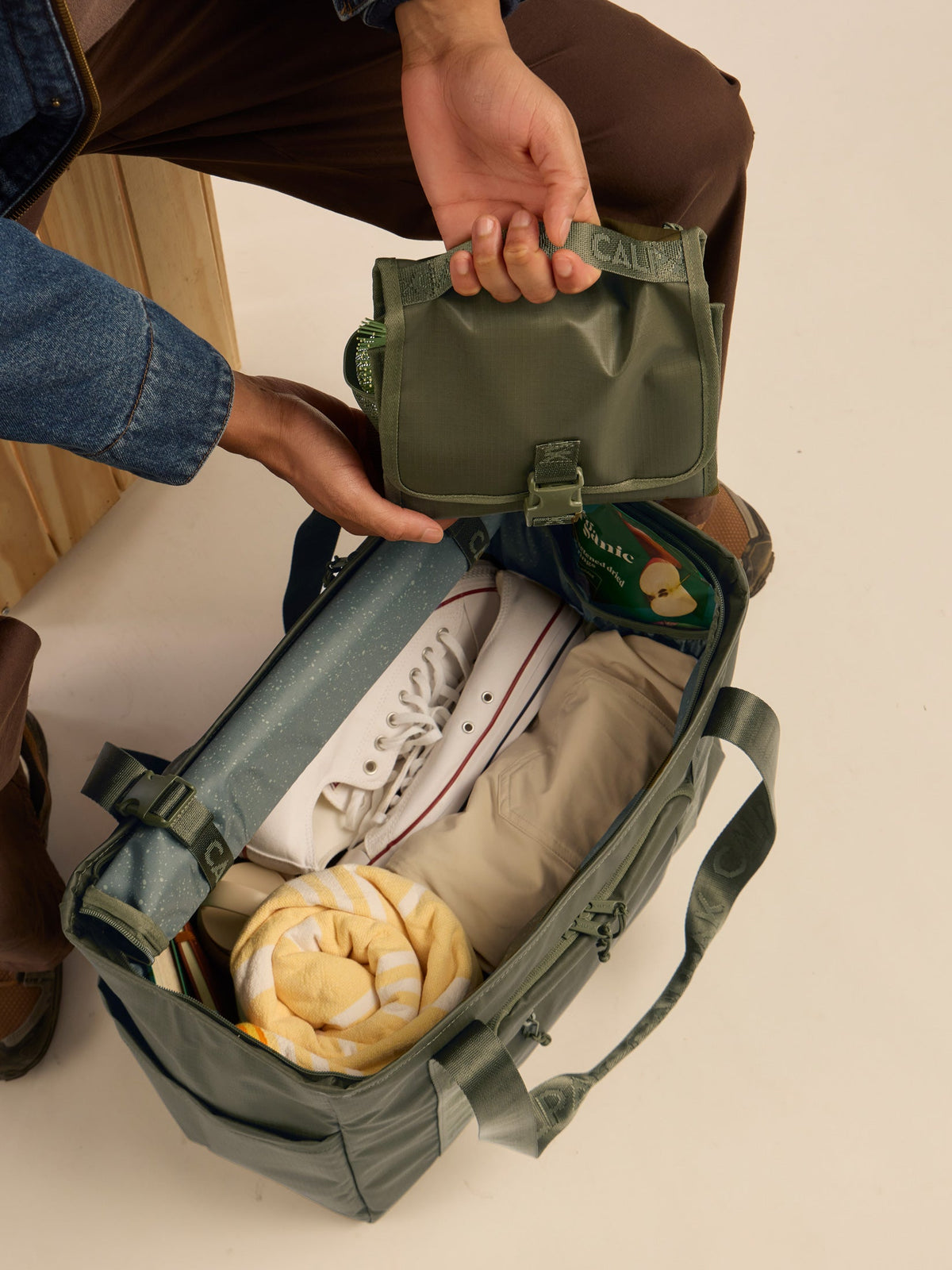 Terra 35L Water Resistant Zip Tote Bag